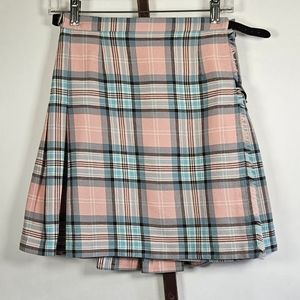Lochcarron Princess Diana Preppy memorial tartan wool skirt UK 8